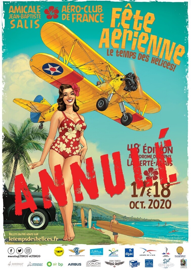 MEETING AÉRIEN « LE TEMPS DES HÉLICES » - AÉRODROME DE LA FERTÉ ALAIS, 