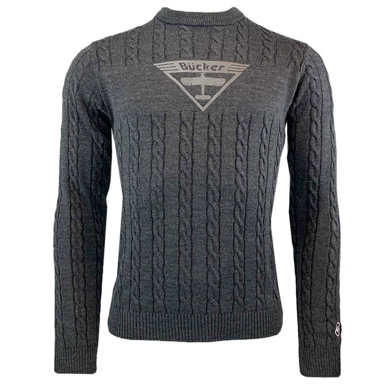 Pull Bücker Alex Papana Taillé pour voler ! noir