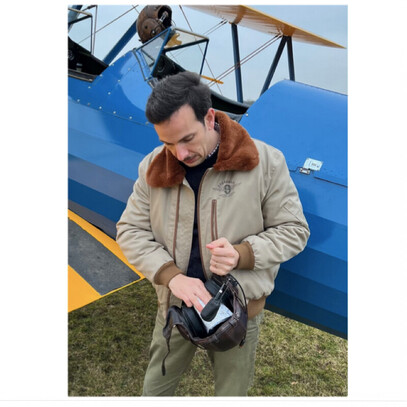 Blouson Stearman Wichita beige