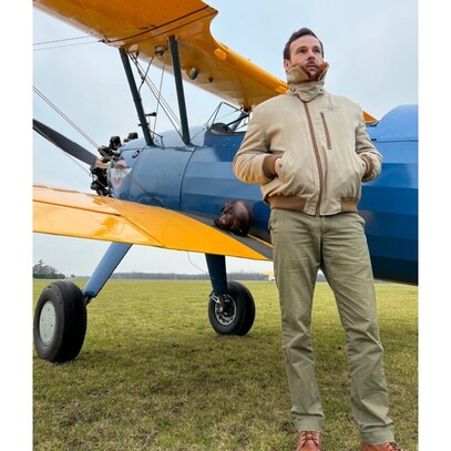 Blouson Stearman Wichita beige